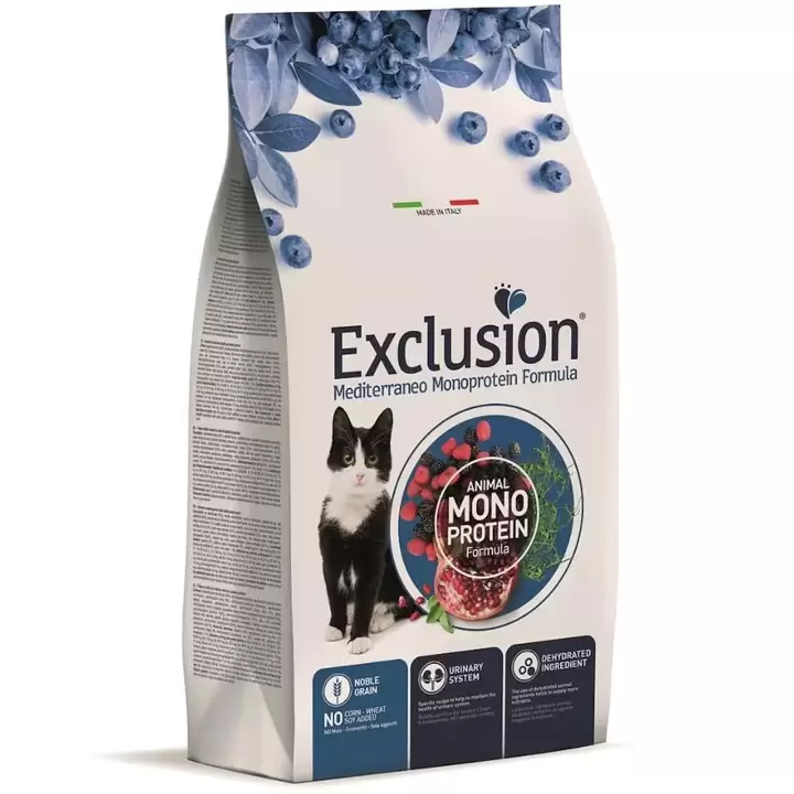Exclusion Monoprotein Sığır Etli ve Narlı Düşük Tahıllı Yetişkin Kedi Maması 12KG