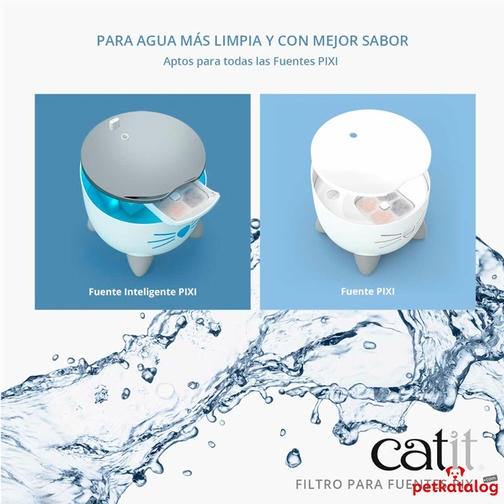 Catit Pixi Modelleri İçin Uyumlu Yedek Filtre Kartuşu 3'lü