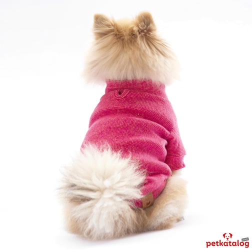 Pawstar Merino Pembe Küçük Irk Köpek Sweat 2,6-4,5KG [M]