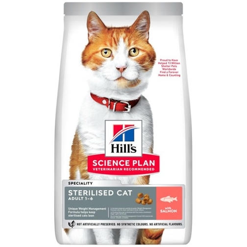 Hill's Science Plan Somonlu Kısırlaştırılmış Kedi Maması 1,5KG