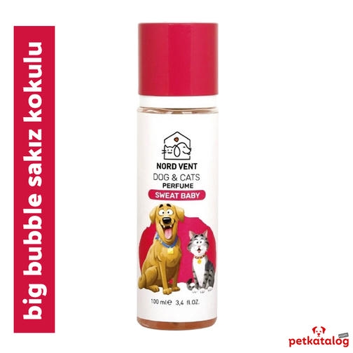 Nord Vent Sweet Baby - Big Bubble عطر گربه و سگ با آدامس 100ml