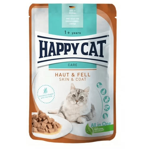 Happy Cat Tahılsız Deri ve Tüy Sağlığı İçin Yetişkin Kedi Konservesi 85gr - Kısırlaştırılmış kediler için uygun