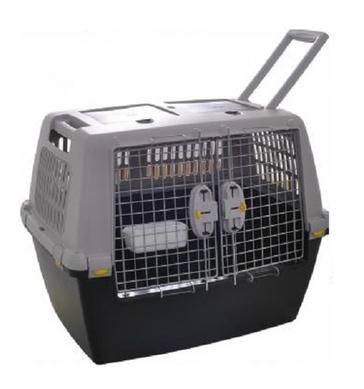 Stefanplast Gulliver Araba Arkasi Köpek Tasima Kafesi Siyah/Gri Köpek Tasima 80x58,5x62 Cm