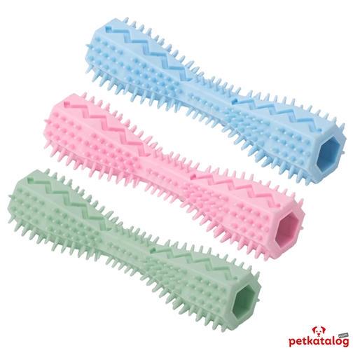 Eastland Plastik Tırtıklı Köpek Çiğneme Oyuncağı 14,2cm (Karışık Renklerde)