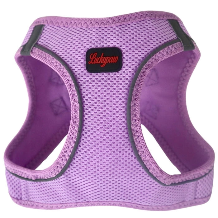 Luckypaw Air Mesh Harness قلاده کتفی گربه و سگ یاسی (2-4kg) [2XSmall]