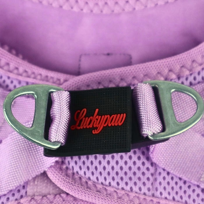 Luckypaw Air Mesh Harness قلاده کتفی گربه و سگ یاسی (2-4kg) [2XSmall]