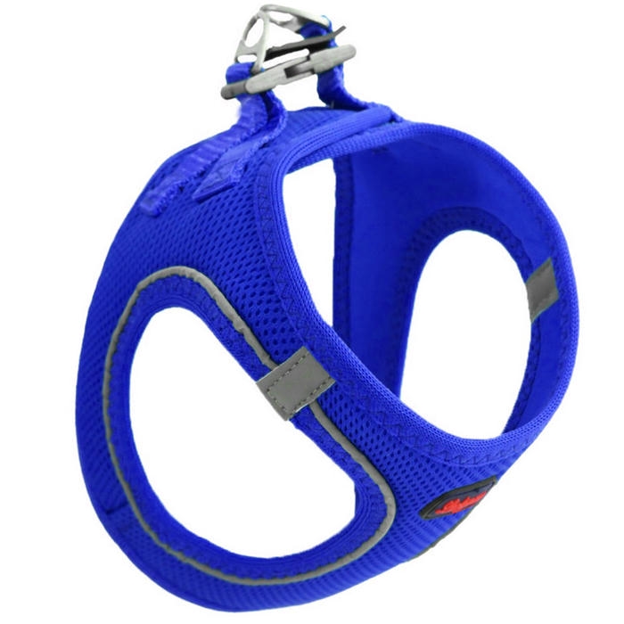 Luckypaw Air Mesh Harness Kedi-Köpek Göğüs Tasması Sax Mavi (2-4kg) [2XSmall]