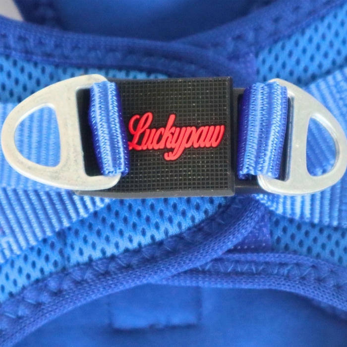 Luckypaw Air Mesh Harness قلاده کتفی گربه و سگ Royal آبی (2-4kg) [2XSmall]