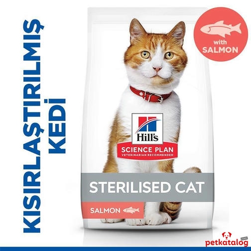 Hill's Science Plan Sterilised Adult 3 Kg Somonlu Kısırlaştırılmış Kedi Maması