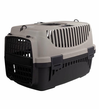 Plast Art Kedi ve Köpek Taşıma Çantası Kahve/Siyah 32 x 48 x 31 cm