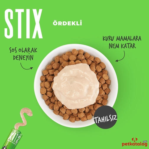 Schesir Cat Stix Ördekli Krema Sıvı Kedi Ödülü 6x15gr