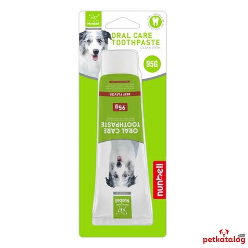 Nunbell Biftek Aromalı Köpek Diş Macunu 95gr
