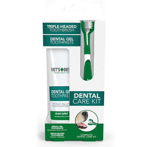 Vet's Best Aloe Vera ve Nane Özlü Köpek Diş Macunu 100 gr+ Diş Fırçası Hediye