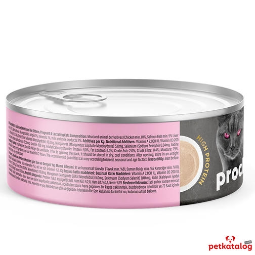 Prochoice Mother & Baby Mousse, Anne Kediler ve Yavruları için Tavuklu Konserve 80 gr