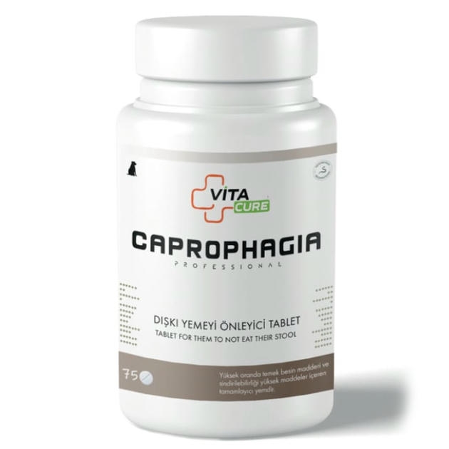VitaCure Caprophagıa Köpekler İçin Dışkı Yemeyi Önleyici Tablet 75 Adet