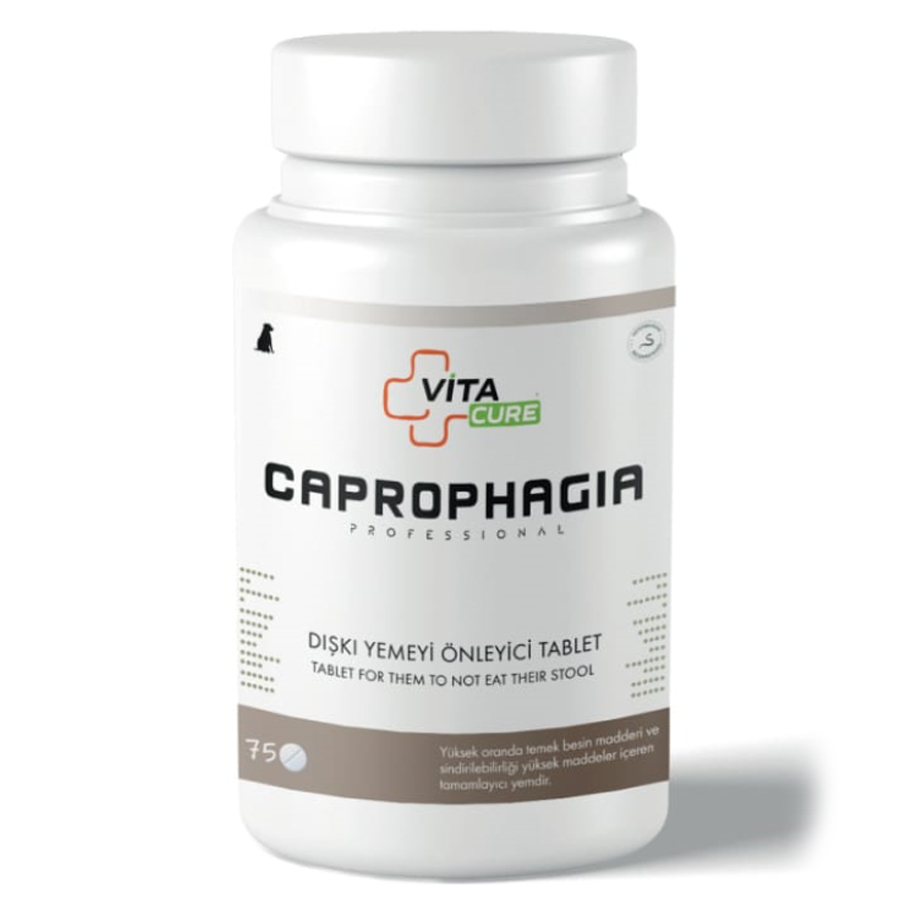 VitaCure Caprophagıa Köpekler İçin Dışkı Yemeyi Önleyici Tablet 75 Adet