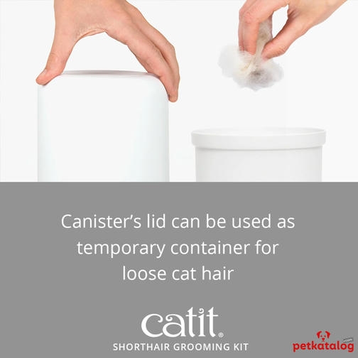 CatIt! Shorthair Grooming - Kısa Tüylü Kedilere Özel Tüy Bakım Seti (Tarak, Makas ve Fırça)