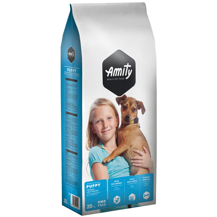 Amity Eco Line Puppy Kırmızı Etli Orta ve Büyük Irk Yavru Köpek Maması 20KG