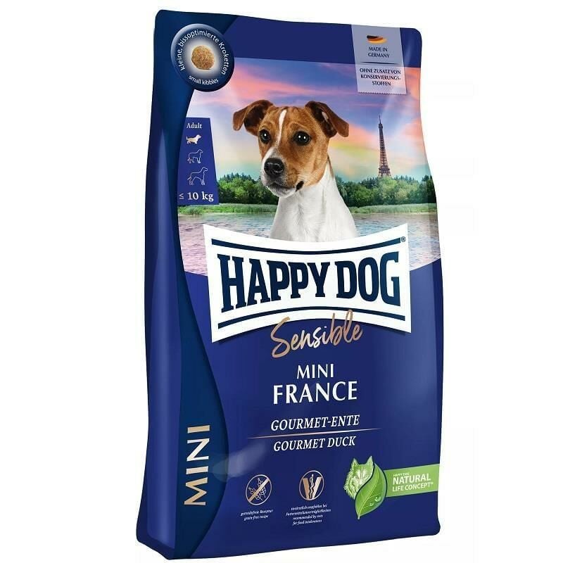 Happy Dog Mini France Ördekli Hassas Köpek Maması 4 Kg