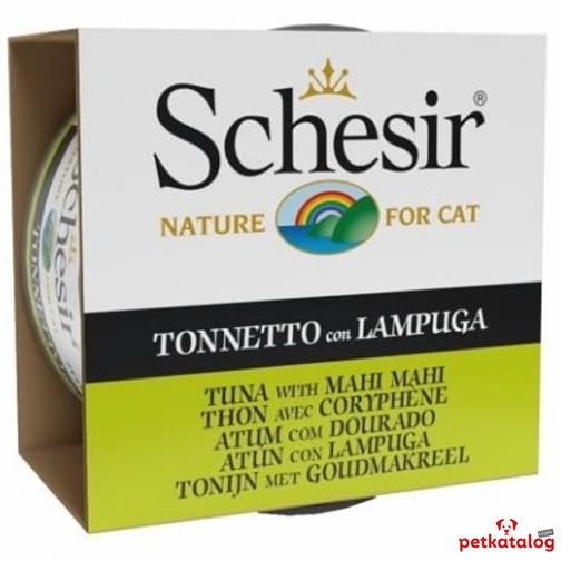 Schesir Jelly - Ton Balıklı ve Mahi Mahi Balıklı Yetişkin Kedi Konservesi 85gr