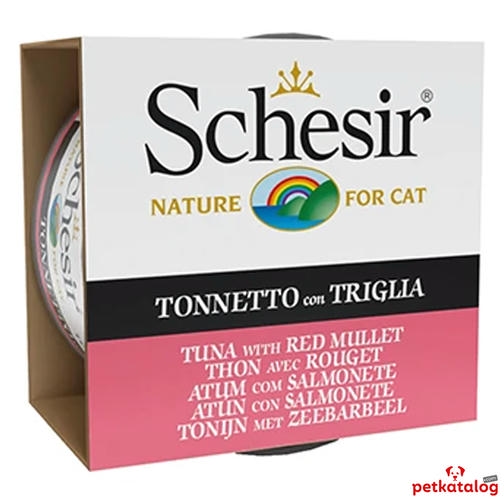Schesir Jelly - Ton Balıklı ve Barbun Balıklı Yetişkin Kedi Konservesi 85gr