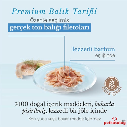 Schesir Jelly - Ton Balıklı ve Barbun Balıklı Yetişkin Kedi Konservesi 85gr