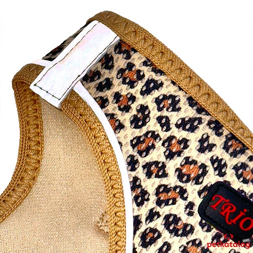 Luckypaw Air Mesh Harness پلنگ طرح دار گربه و سگ (3-5kg) [XSmall]