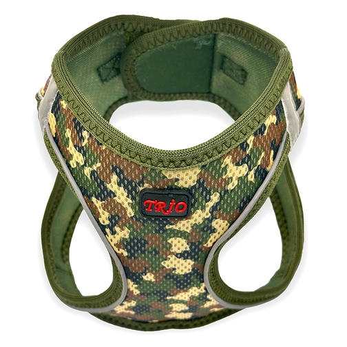 Luckypaw Air Mesh Harness Desenli Köpek Göğüs Tasması Camo (12-16kg) [XLarge]