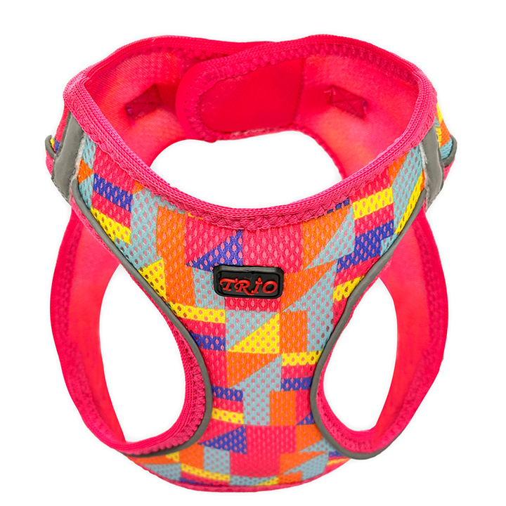 Luckypaw Air Mesh Harness Desenli Kedi-Köpek Göğüs Tasması Spirit (2-4kg) [2XSmall]