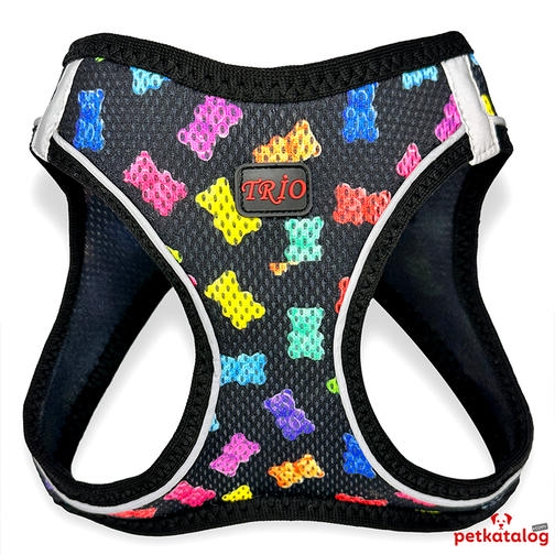 Luckypaw Air Mesh Harness ژله لوبیا بنددار سگ (12-16kg) [XLarge]