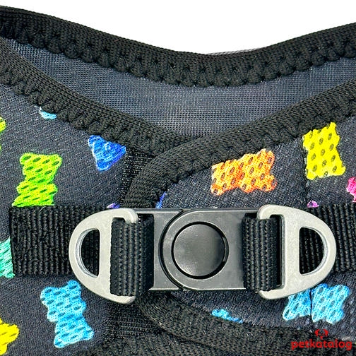 Luckypaw Air Mesh Harness ژله لوبیا بنددار سگ (12-16kg) [XLarge]