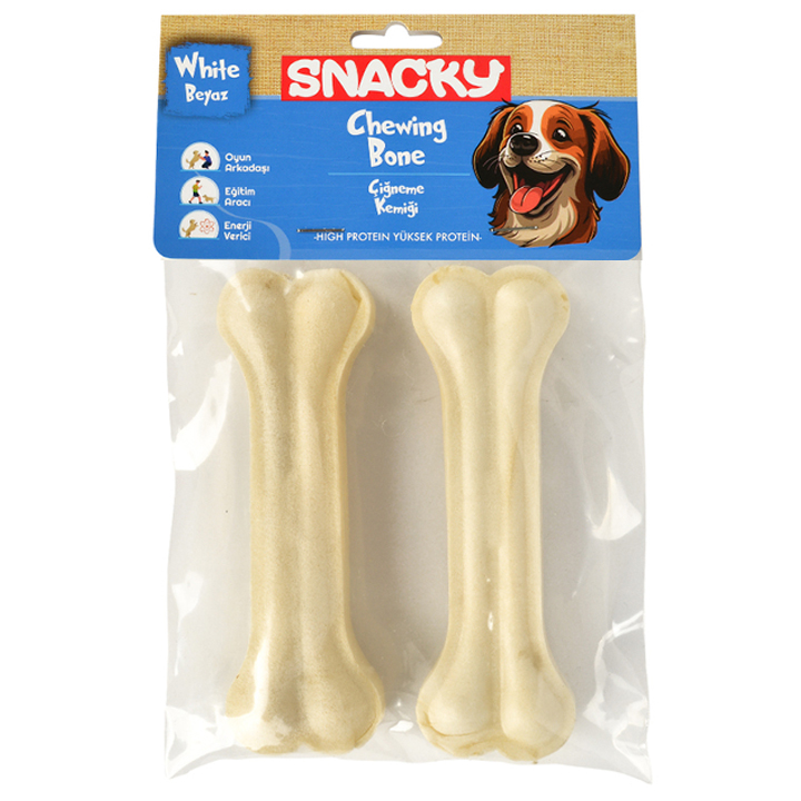 Snacky Köpek Çiğneme Kemiği 13cm 2'li (95gr)