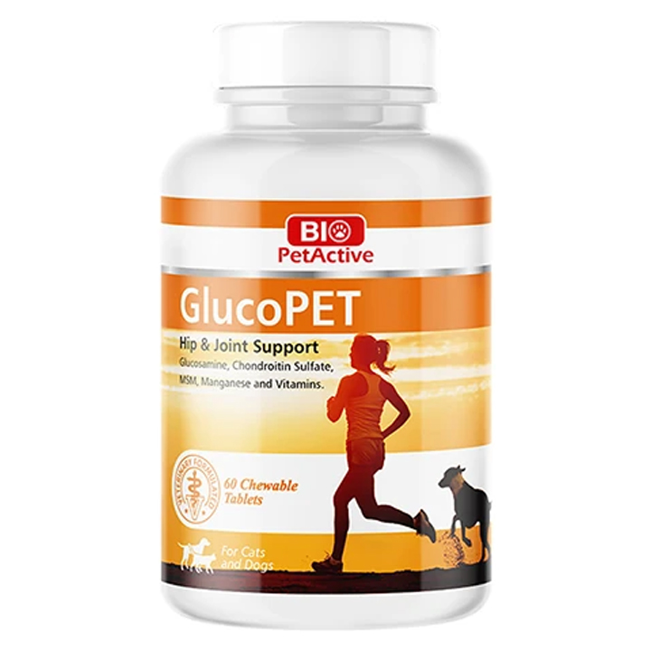 Bio PetActive Glucopet Kedi ve Köpek İçin Eklem Güçlendirici 60 Tablet