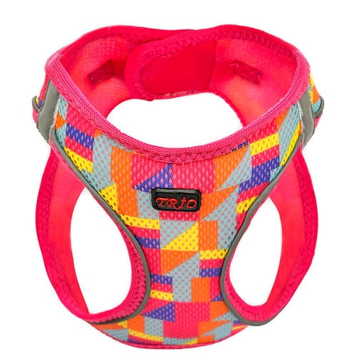 Luckypaw Air Mesh Harness Desenli Kedi-Köpek Göğüs Tasması Spirit (1,5-3kg) [3XSmall]