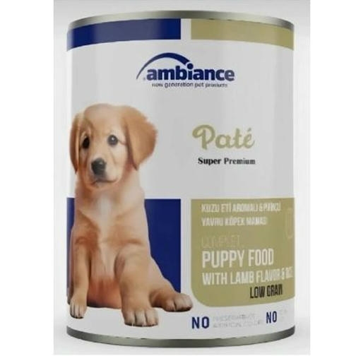 Ambiance Kıyılmış Kuzu Etli ve Pirinçli Yavru Köpek Konservesi 415gr