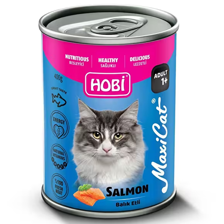Hobi Maxicat Somonlu Yetişkin Kedi Konservesi 400gr