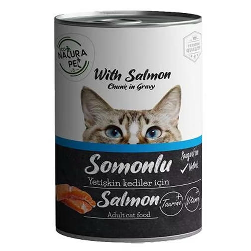 Eco Natura Pet Somonlu Yetişkin Kedi Konservesi Gravy 400 Gr