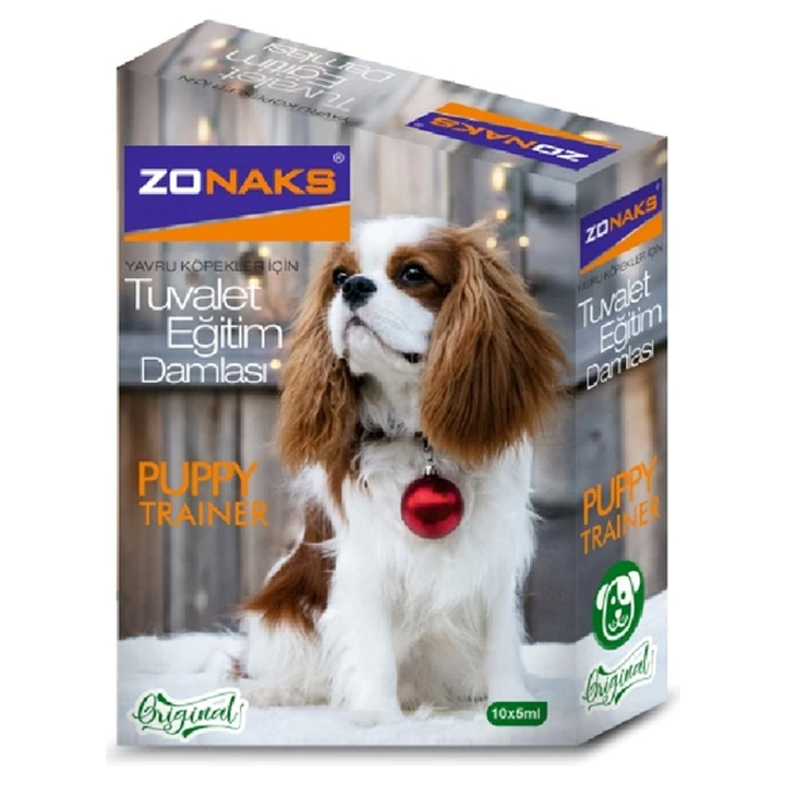 Zonaks Puppy Trainer - Yavru Köpek Tuvalet Eğitim Damlası 5ml (10 Adet Tek Kullanımlık Şaselerde)