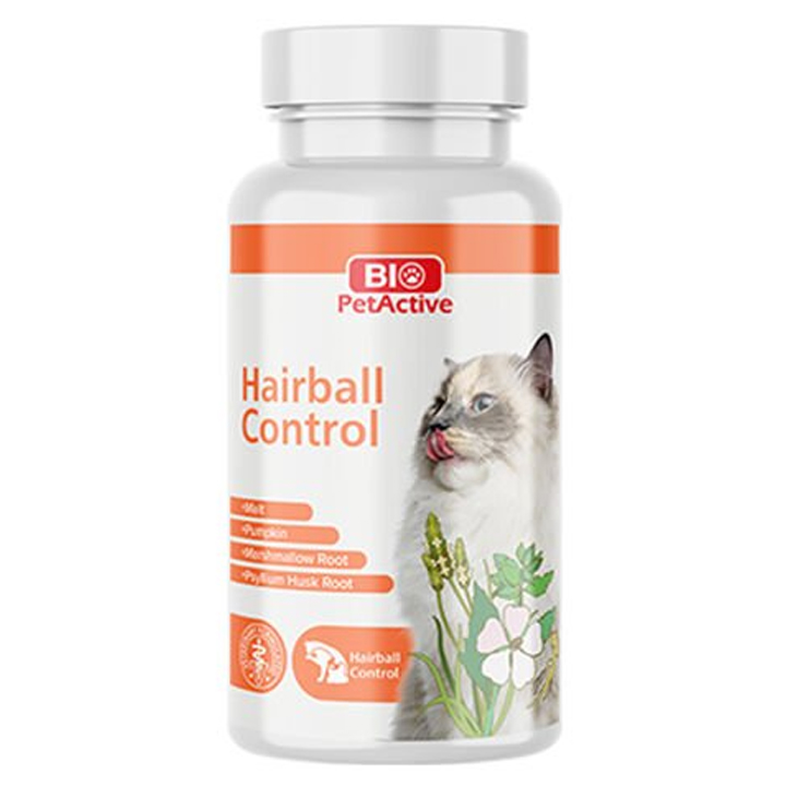 Bio PetActive Hairball Control Tüy Yumağı Önleyici Kedi Tableti 90tb