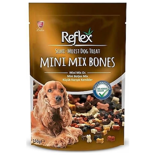 Reflex Yumuşak Mini Kemik Mix Köpek Ödülü 150 gr