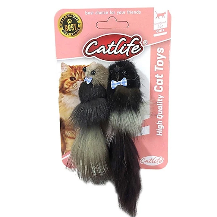 Catlife Sevimli İkili Fare Kedi Oyuncağı