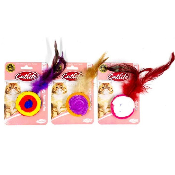 Catlife Tüylü Gökkuşağı Kedi Oyuncağı