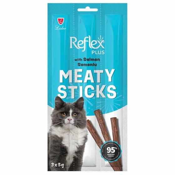 Reflex Somonlu Kedi Ödül Çubuğu 5 Gr 3 Adet