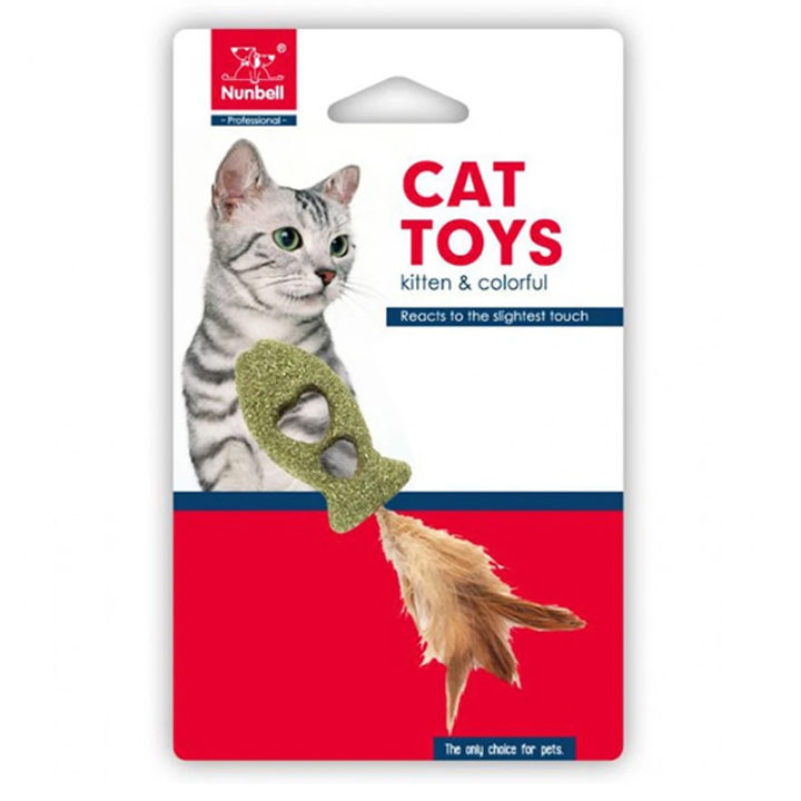 Nunbell Catnipli Balık Şekilli Kedi Oyuncağı