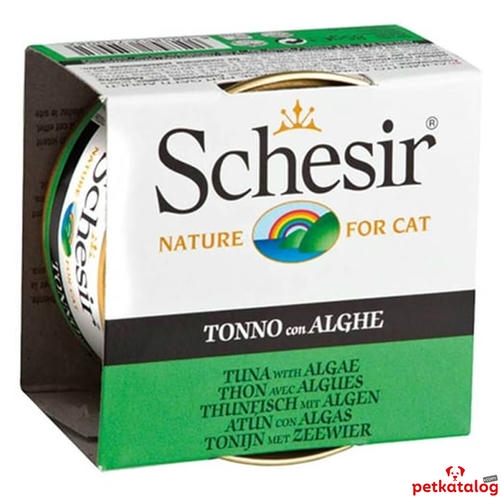 Schesir Jelly - Ton Balıklı ve Algli Yetişkin Kedi Konservesi 85gr