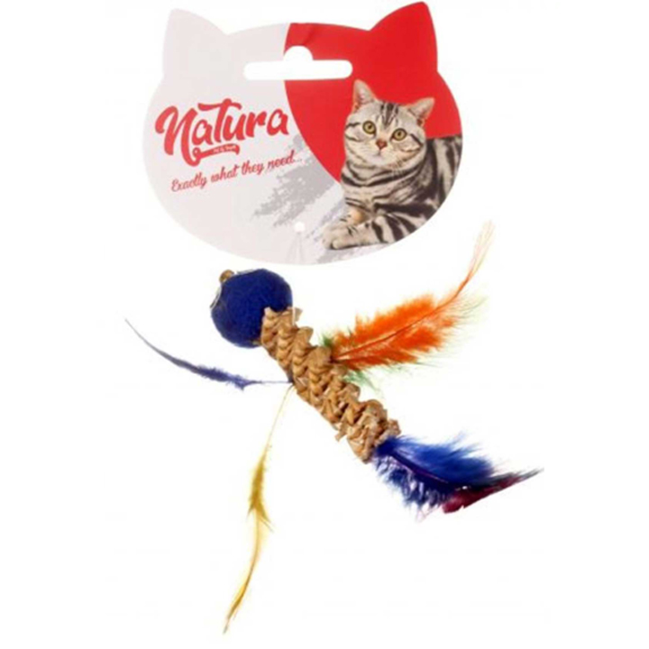 Natura Dental Tüylü Kuş Kedi Oyuncak 15 cm