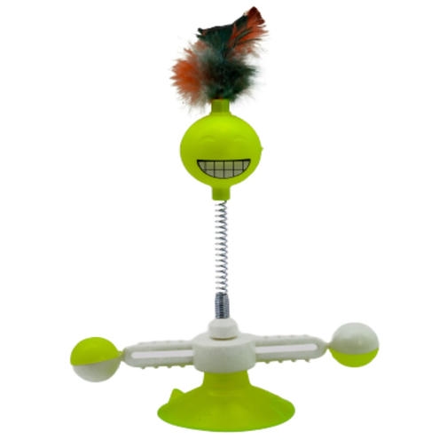 Teng Vantuzlu Döner Hacı Yatmazlı Kedi Oyuncağı (Karışık Renklerde)