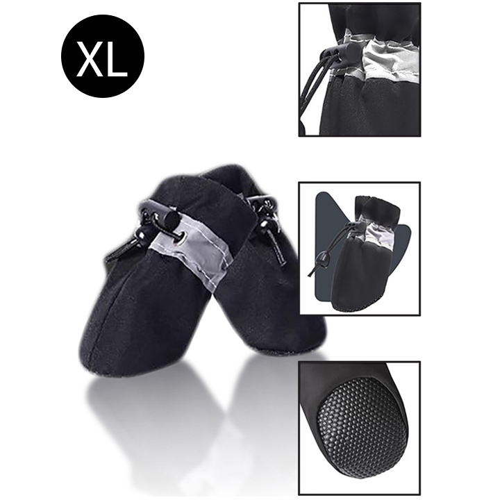 Dali Pet Evcil Hayvan Ayakkabısı Siyah - XLarge (6.2 - 7.3 cm)