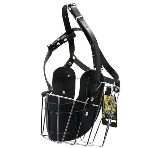 Doglife Deri Metal Korumalı Köpek Ağızlığı XL