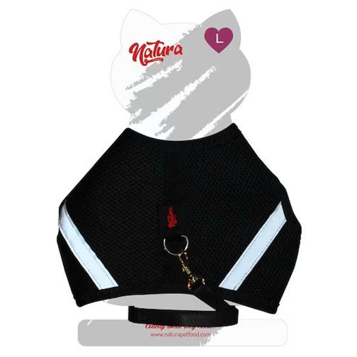 Natura Aır Net Herness Kedi Göğüs Tasması Siyah